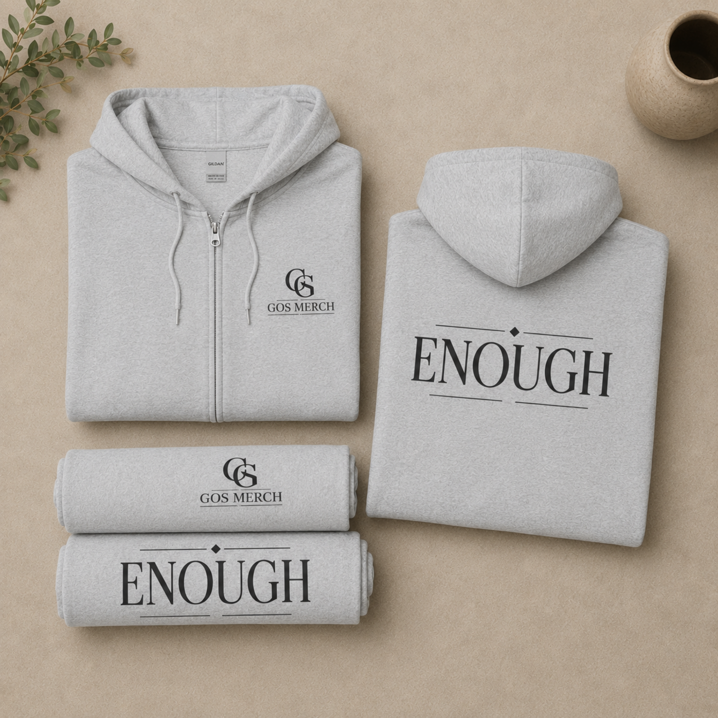 Zip Hoodie — 'Race for Life' Logo Full-Zip Hooded Sweatshirt