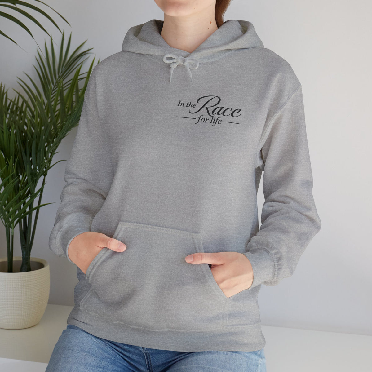 Race-Inspired Graphic Hoodie