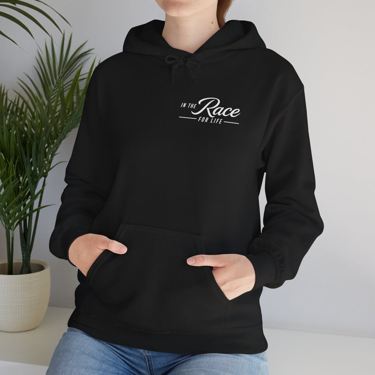 Race-Inspired Graphic Hoodie