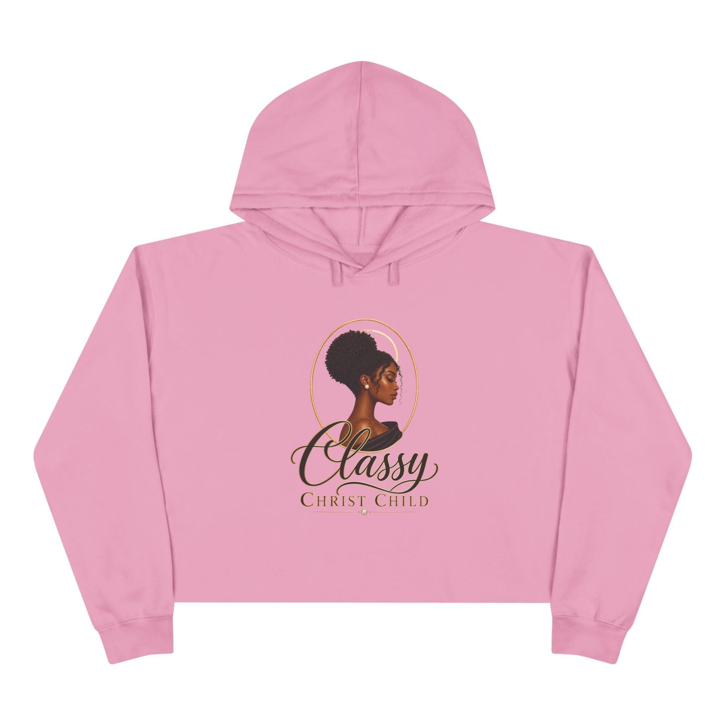 Classy Christ Child Women’s Christian Cropped Hoodie