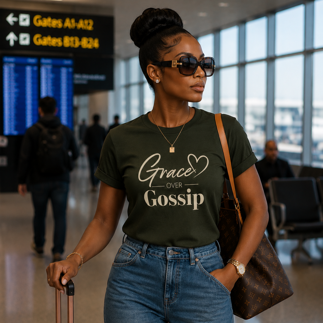 Grace Over Gossip Christian T-Shirt | Signature Collection