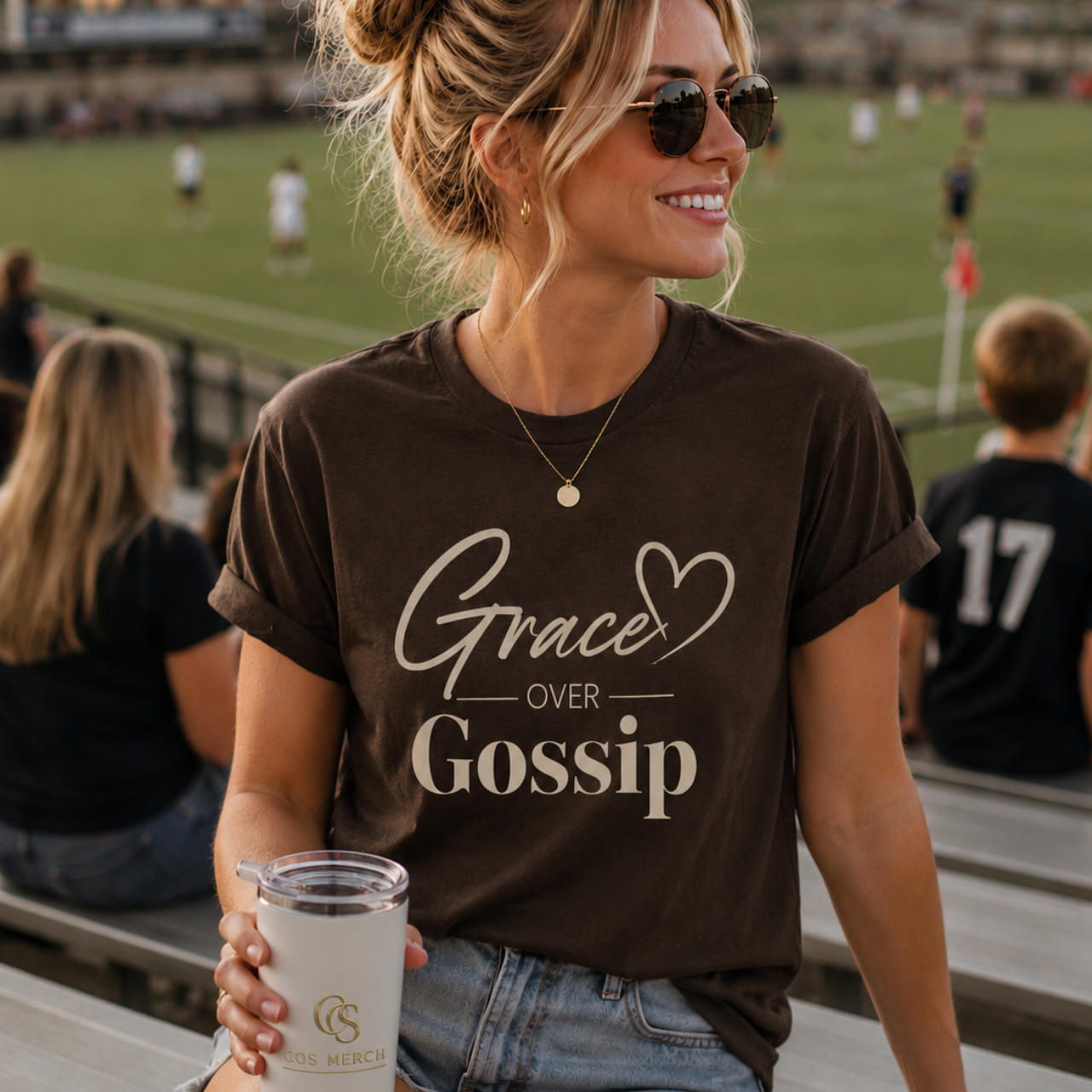Grace Over Gossip Christian T-Shirt | Signature Collection