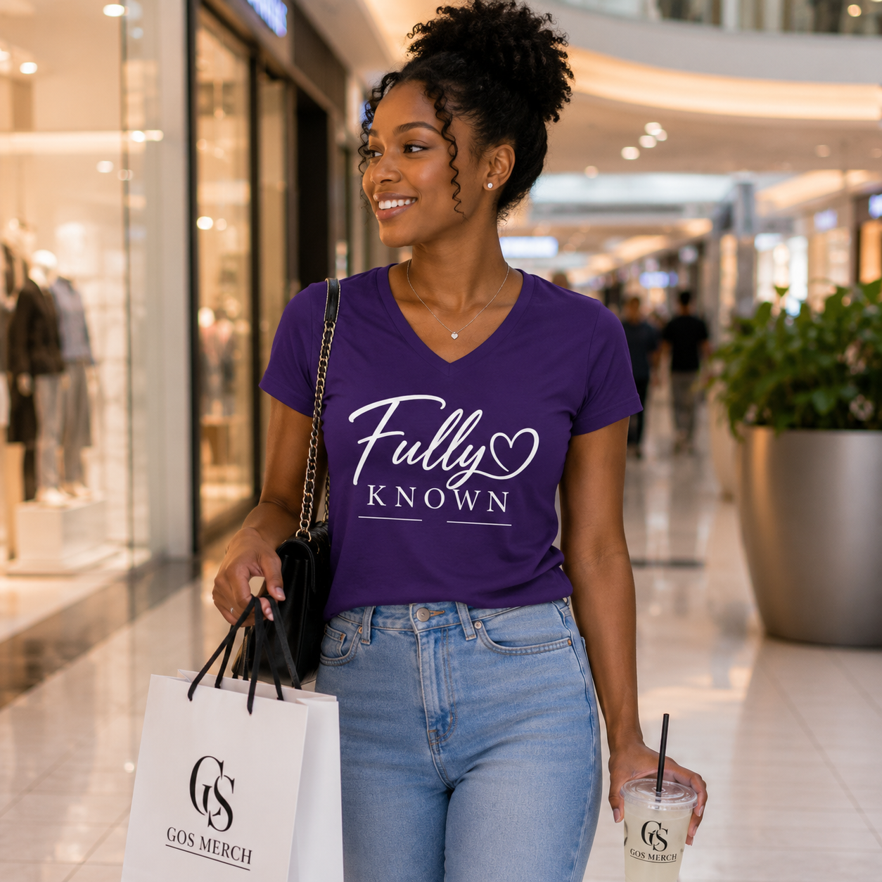 Fully Known V-Neck Tee | Signature Collection