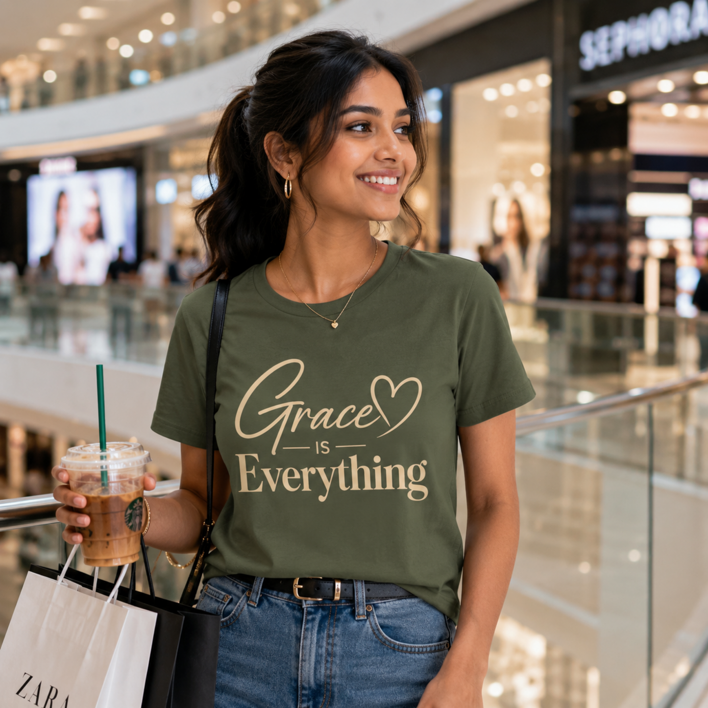 Grace Is Everything Christian T-Shirt | Signature Collection