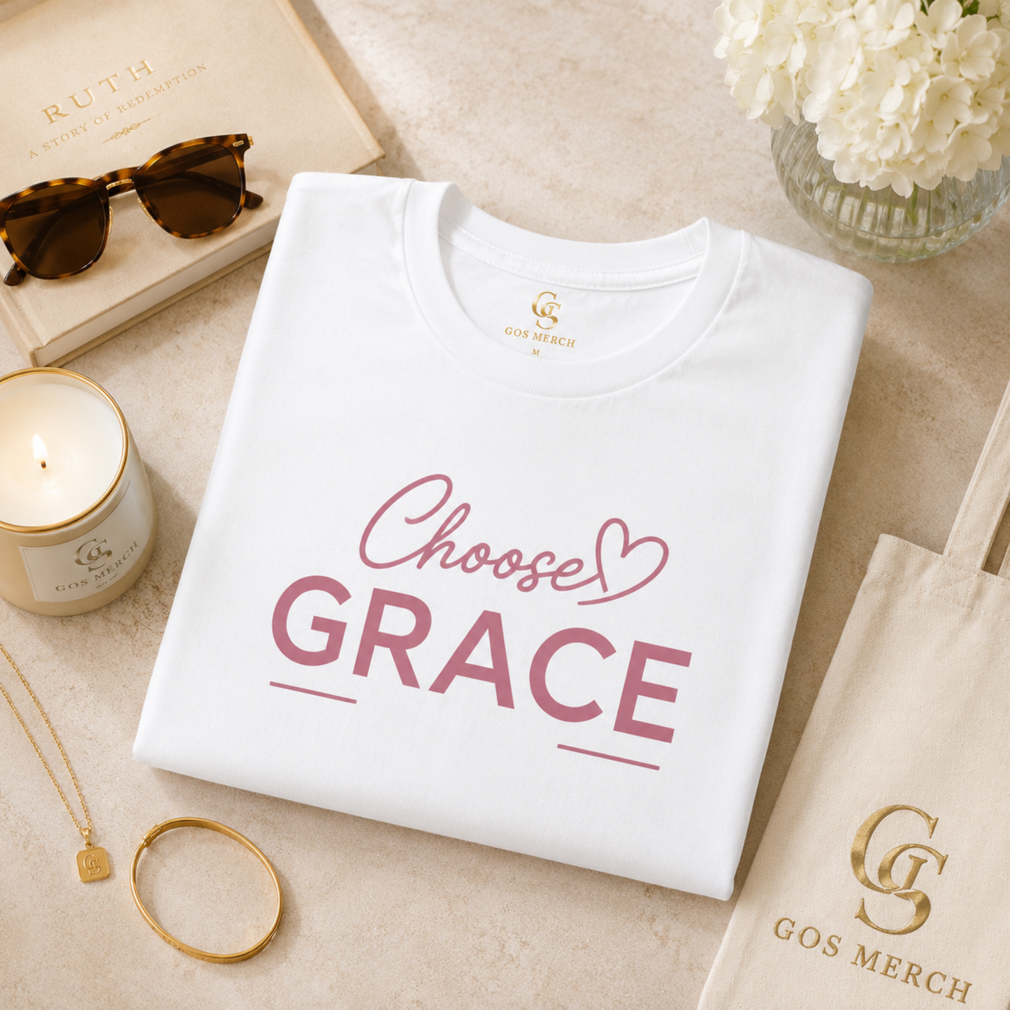 Choose Grace Christian T-Shirt | Signature Collection