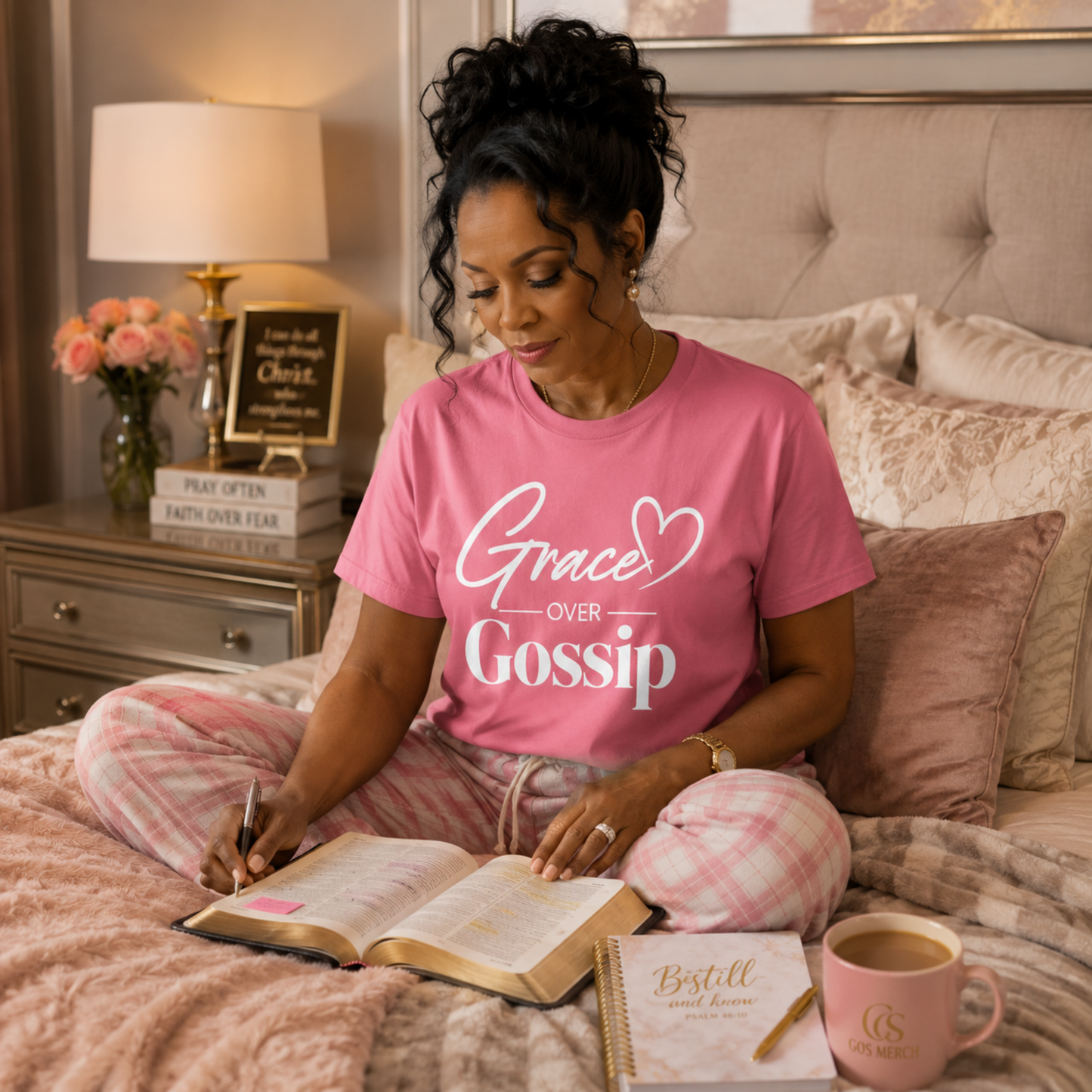 Grace Over Gossip Christian T-Shirt | Signature Collection