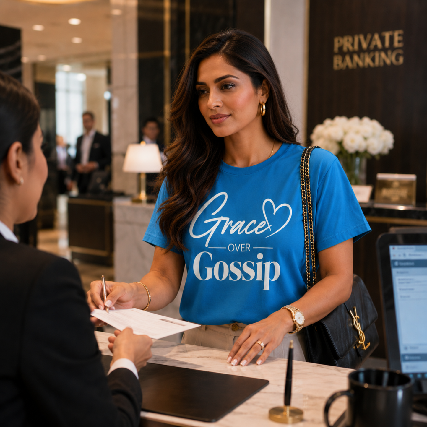 Grace Over Gossip Christian T-Shirt | Signature Collection