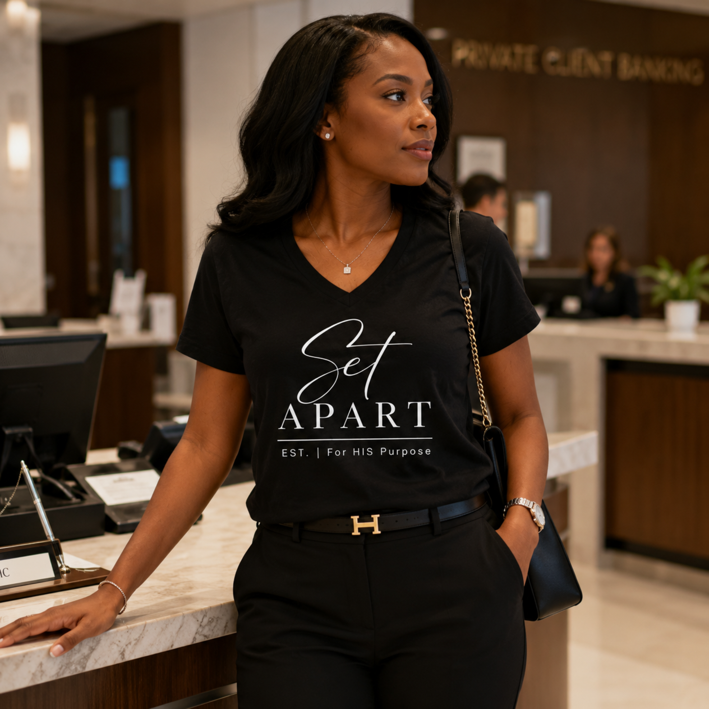 Set Apart Christian V-Neck T-Shirt