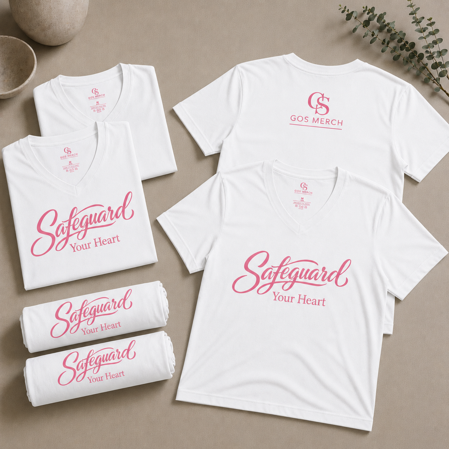 Safeguard Your Heart V-Neck Tee