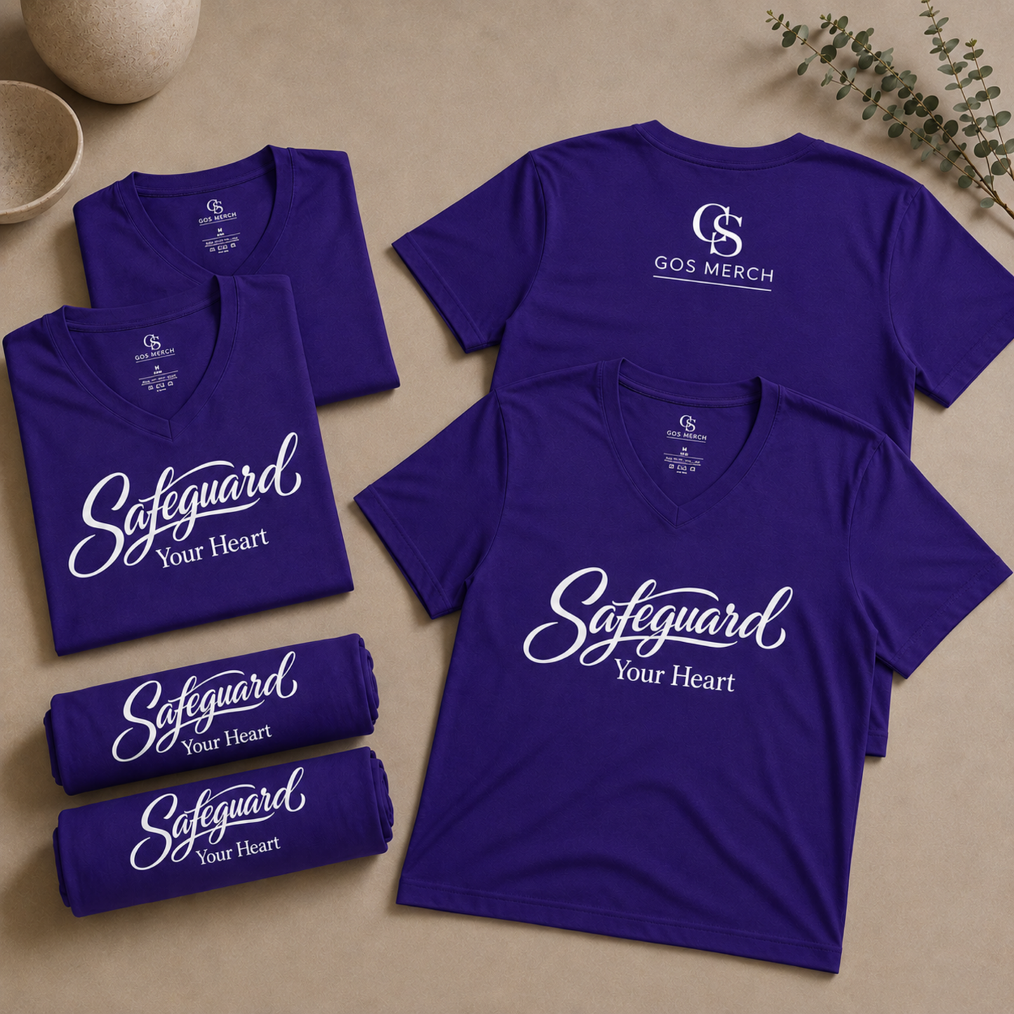 Safeguard Your Heart V-Neck Tee