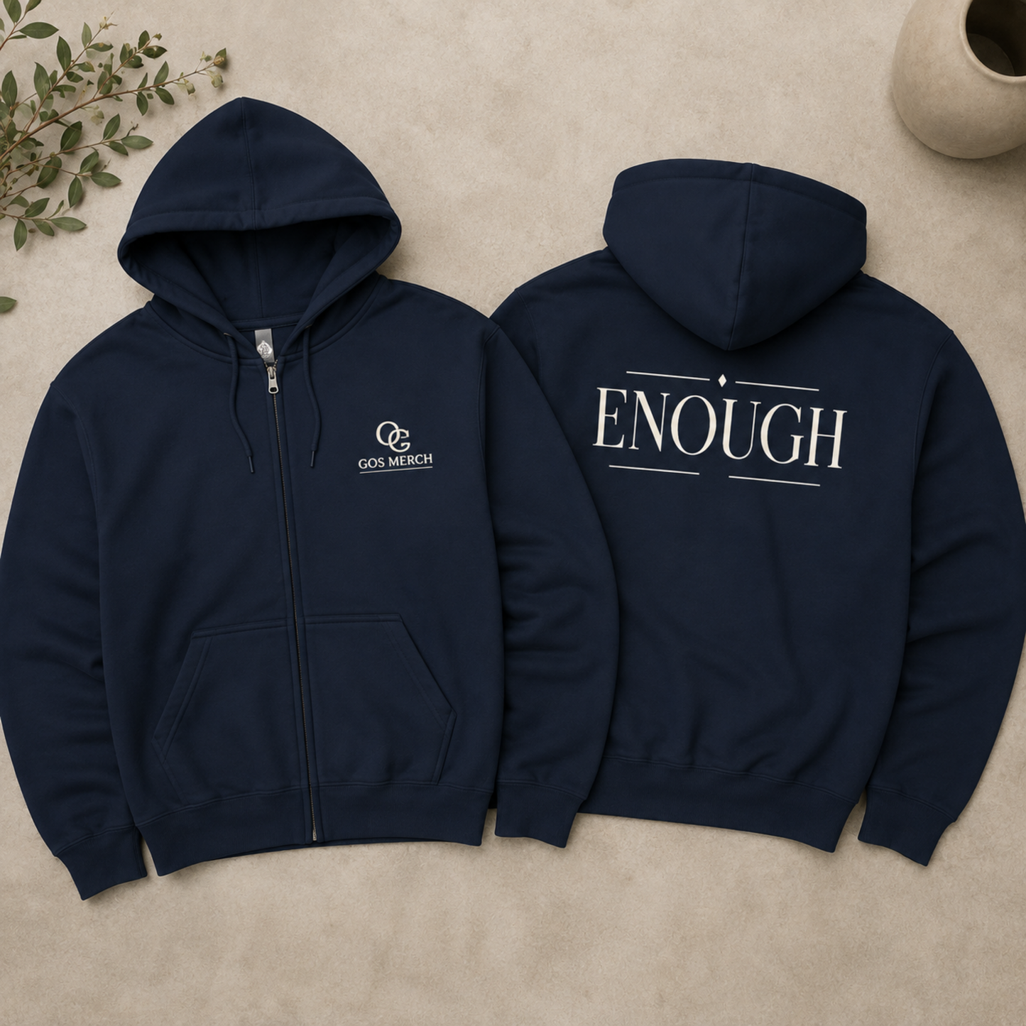 Zip Hoodie — 'Race for Life' Logo Full-Zip Hooded Sweatshirt