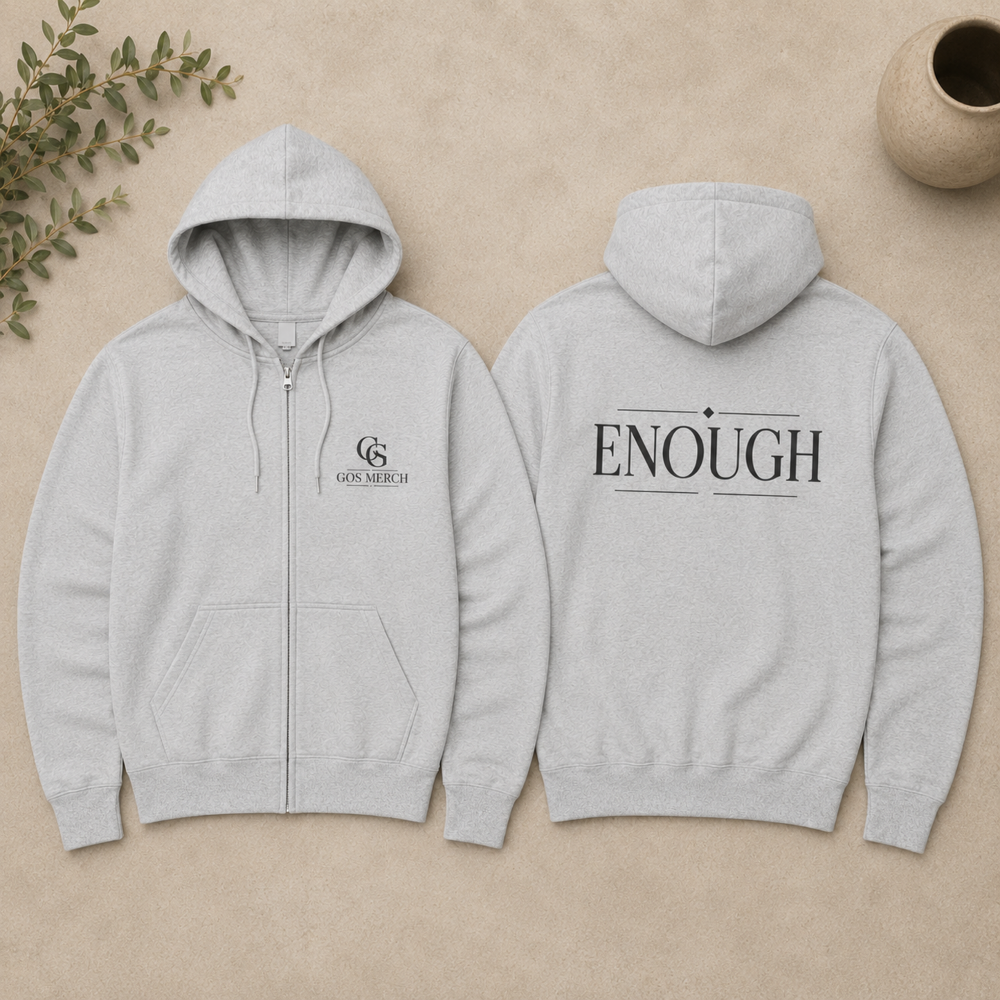 Zip Hoodie — 'Race for Life' Logo Full-Zip Hooded Sweatshirt