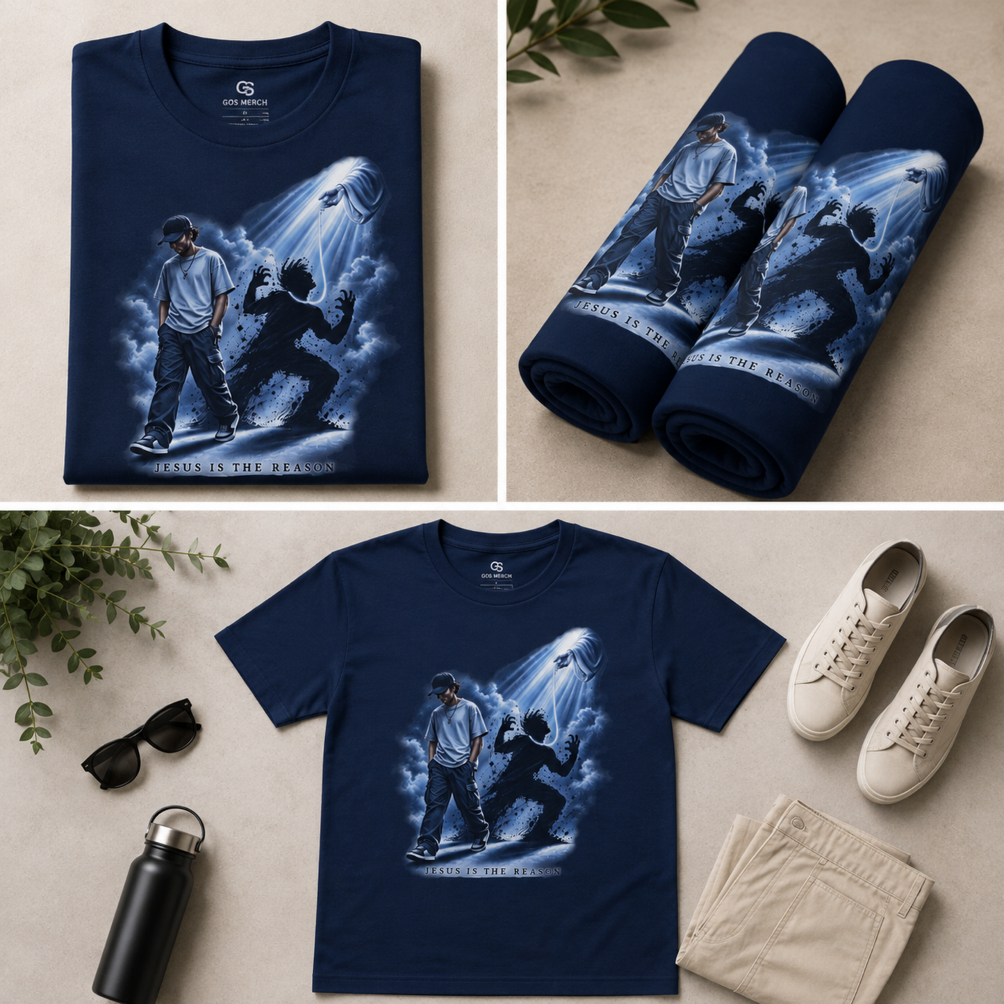 T-Shirt — Angel Light Salvation Design (Heavenly Rescue Graphic)