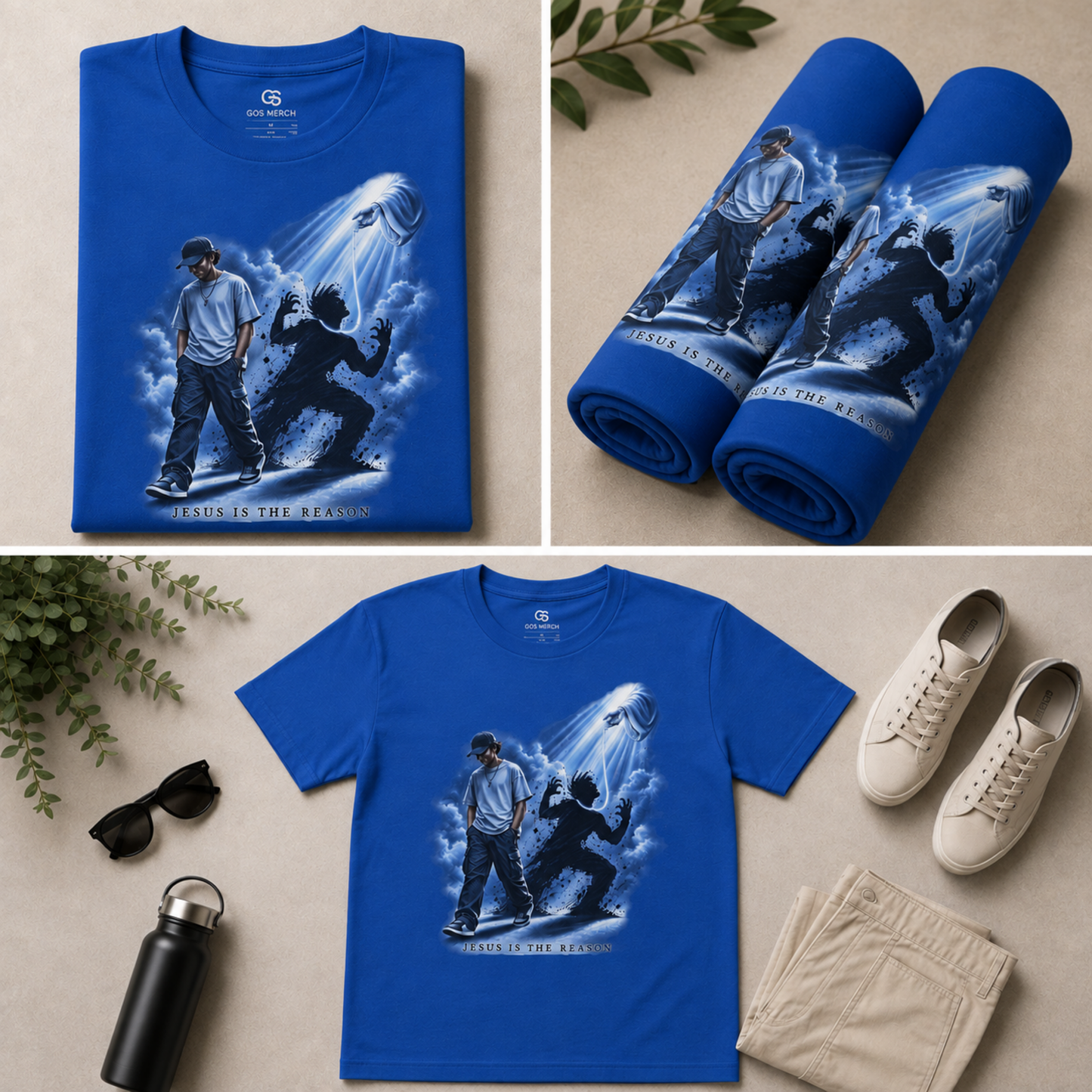 T-Shirt — Angel Light Salvation Design (Heavenly Rescue Graphic)