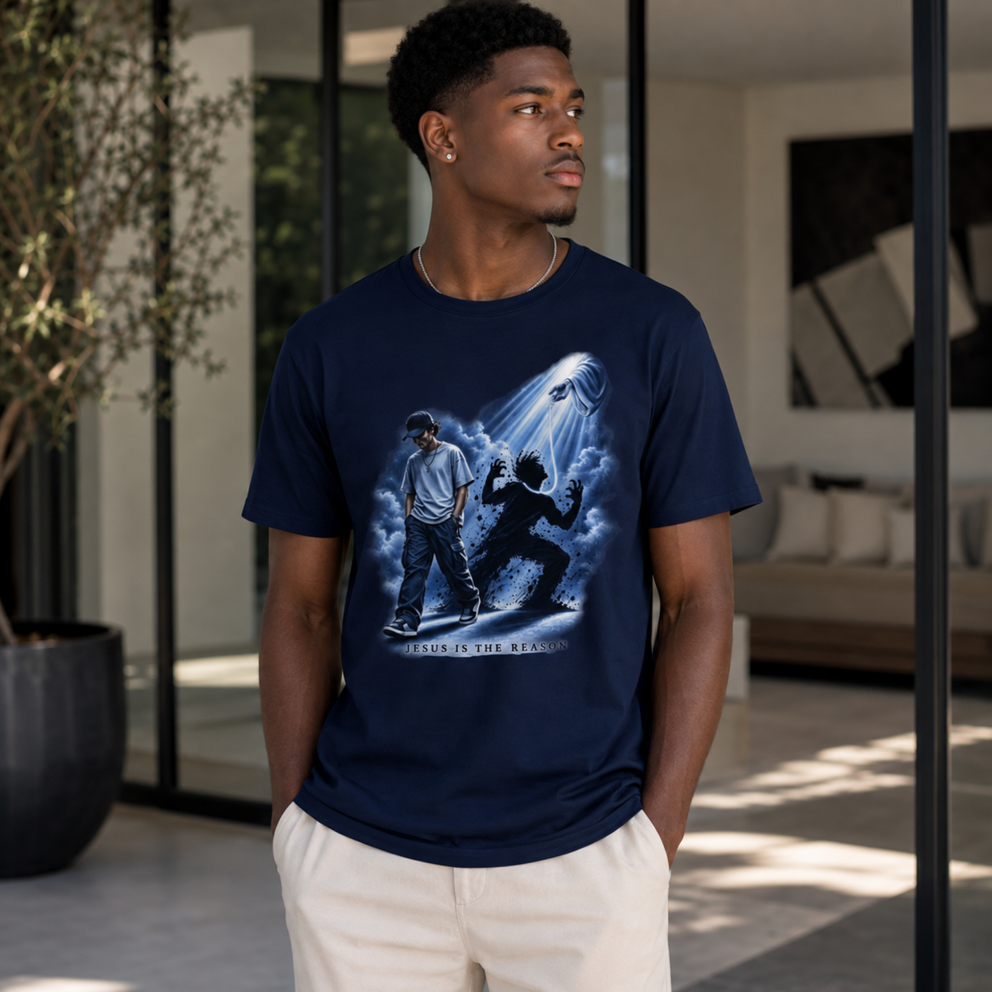T-Shirt — Angel Light Salvation Design (Heavenly Rescue Graphic)