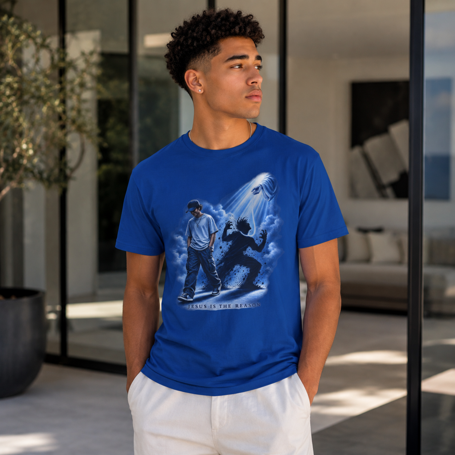 T-Shirt — Angel Light Salvation Design (Heavenly Rescue Graphic)