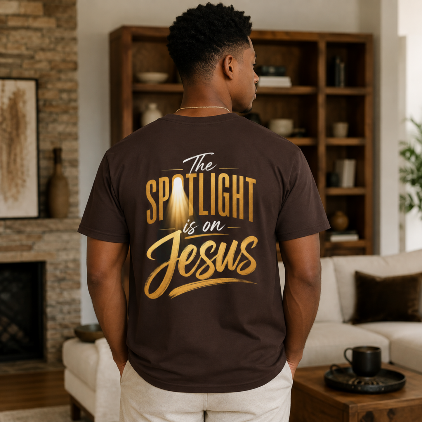The Spotlight Is on Jesus Christian T-Shirt