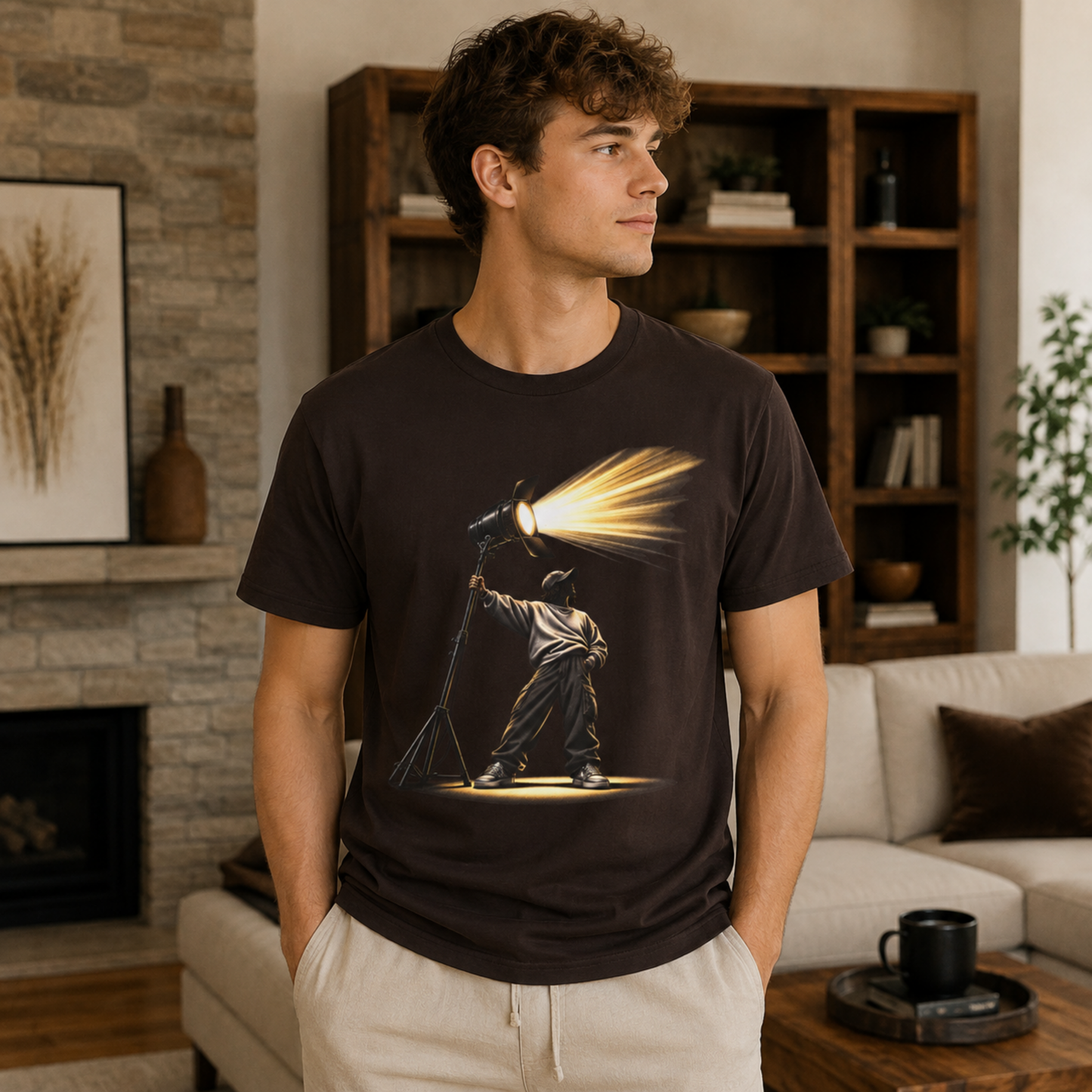 The Spotlight Is on Jesus Christian T-Shirt