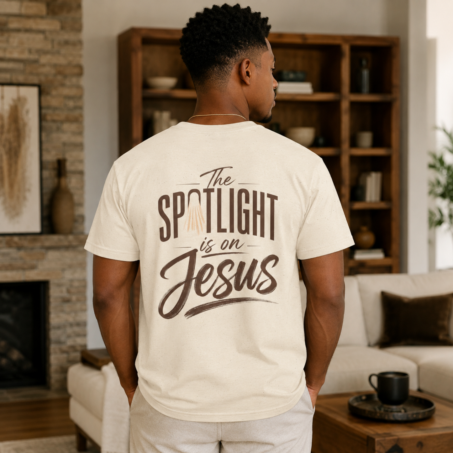 The Spotlight Is on Jesus Christian T-Shirt