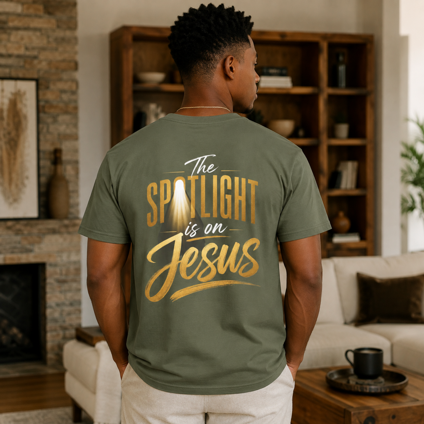 The Spotlight Is on Jesus Christian T-Shirt