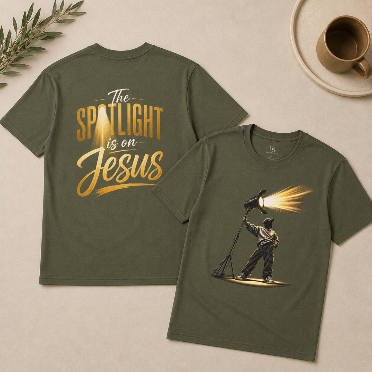 The Spotlight Is on Jesus Christian T-Shirt