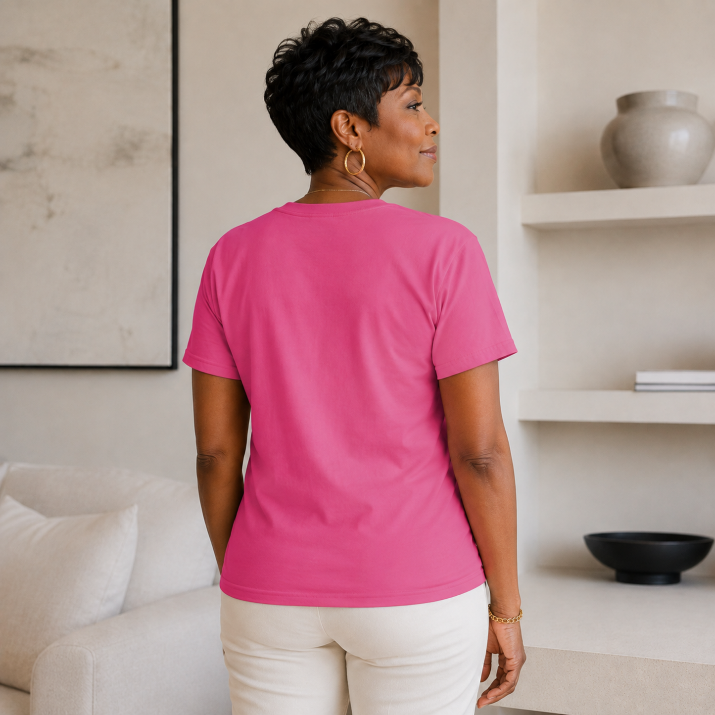 Grace In Progress Women's T-Shirt — Inspirational Afrocentric Portrait Tee