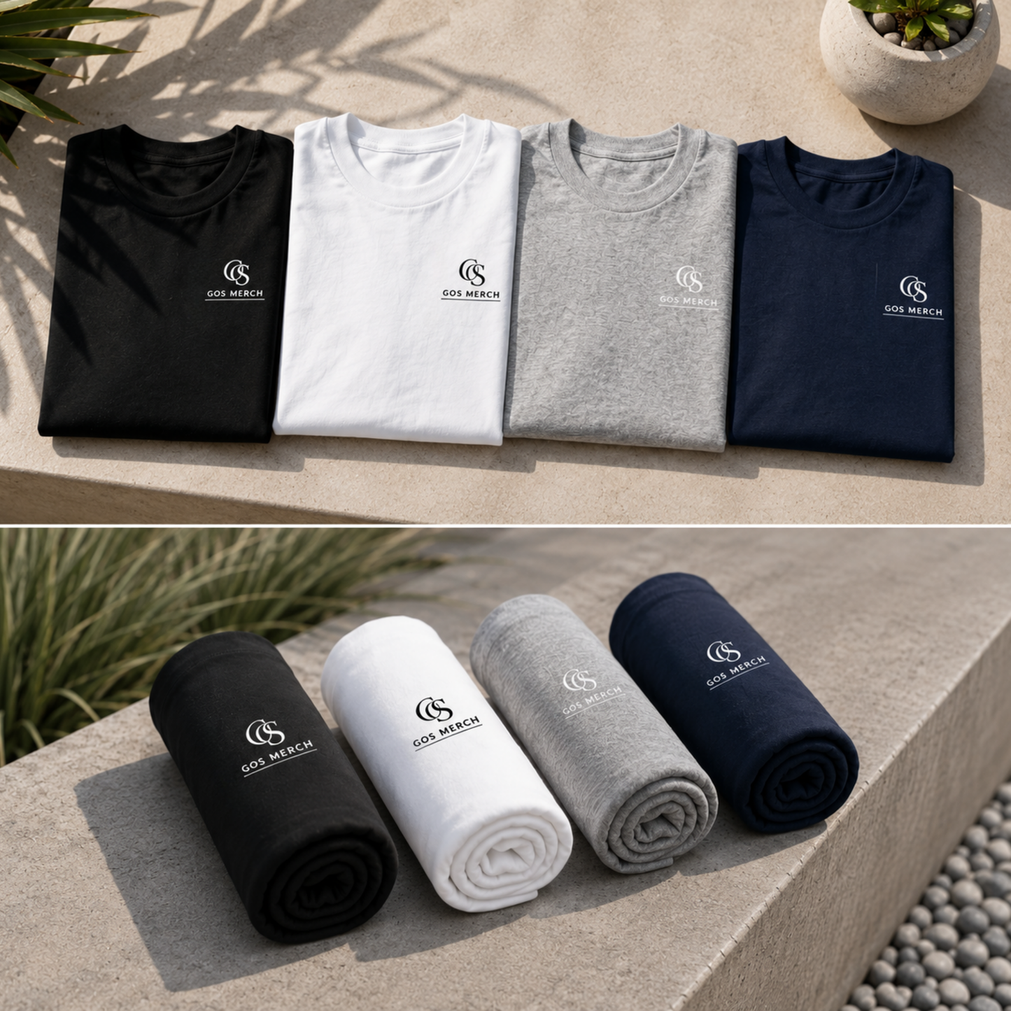 GOS MERCH Signature Long Sleeve Tee | Classic Cotton Essential
