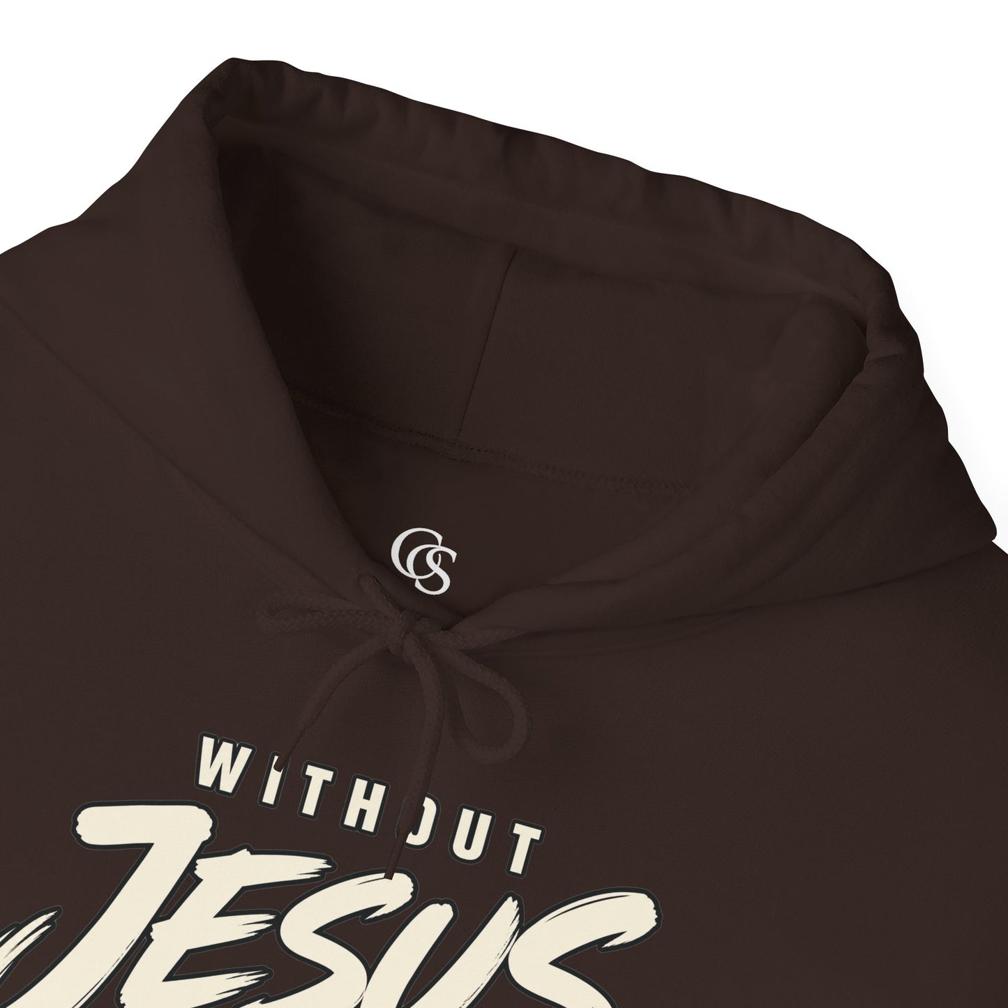 Christian Hoodie "Without Jesus I Suck" – Faith-Based Graphic Pullover