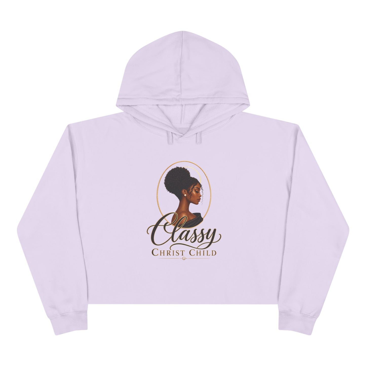 Classy Christ Child Women’s Christian Cropped Hoodie