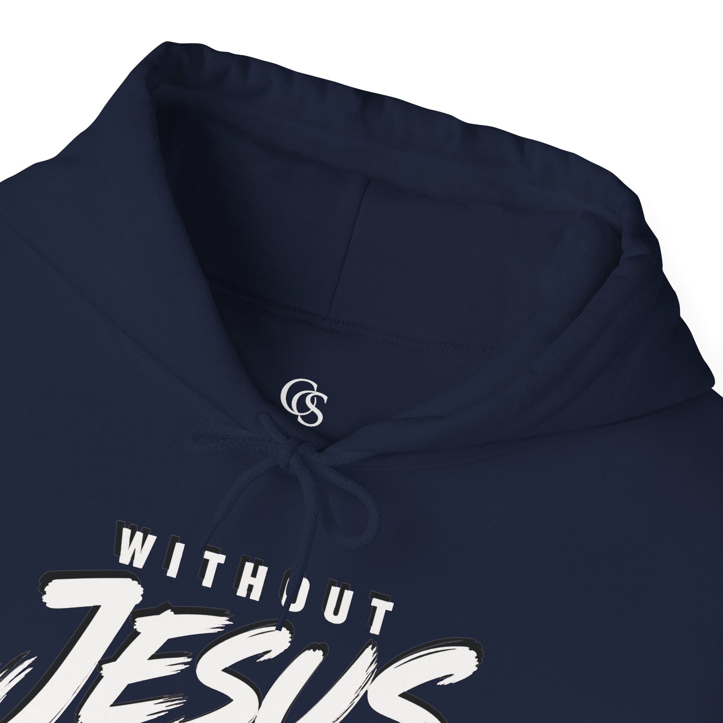 Christian Hoodie "Without Jesus I Suck" – Faith-Based Graphic Pullover