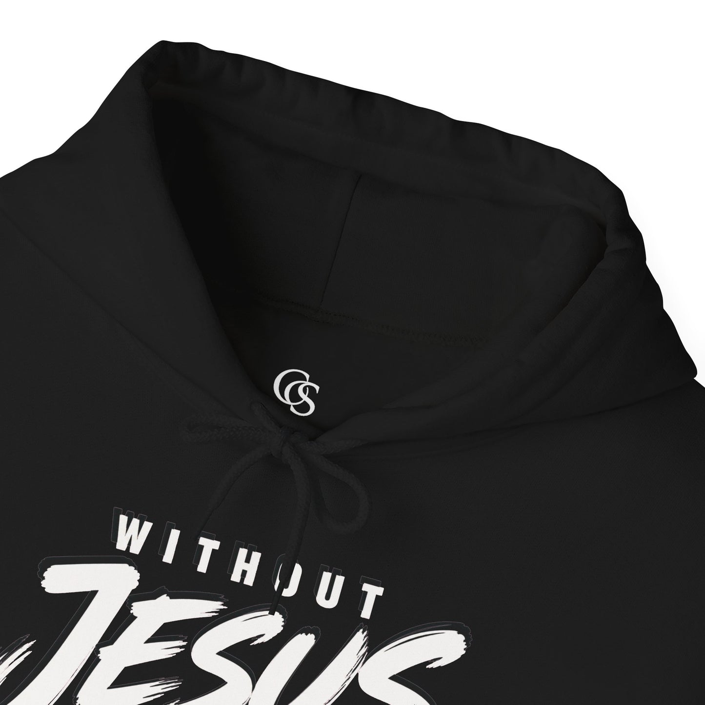 Christian Hoodie "Without Jesus I Suck" – Faith-Based Graphic Pullover