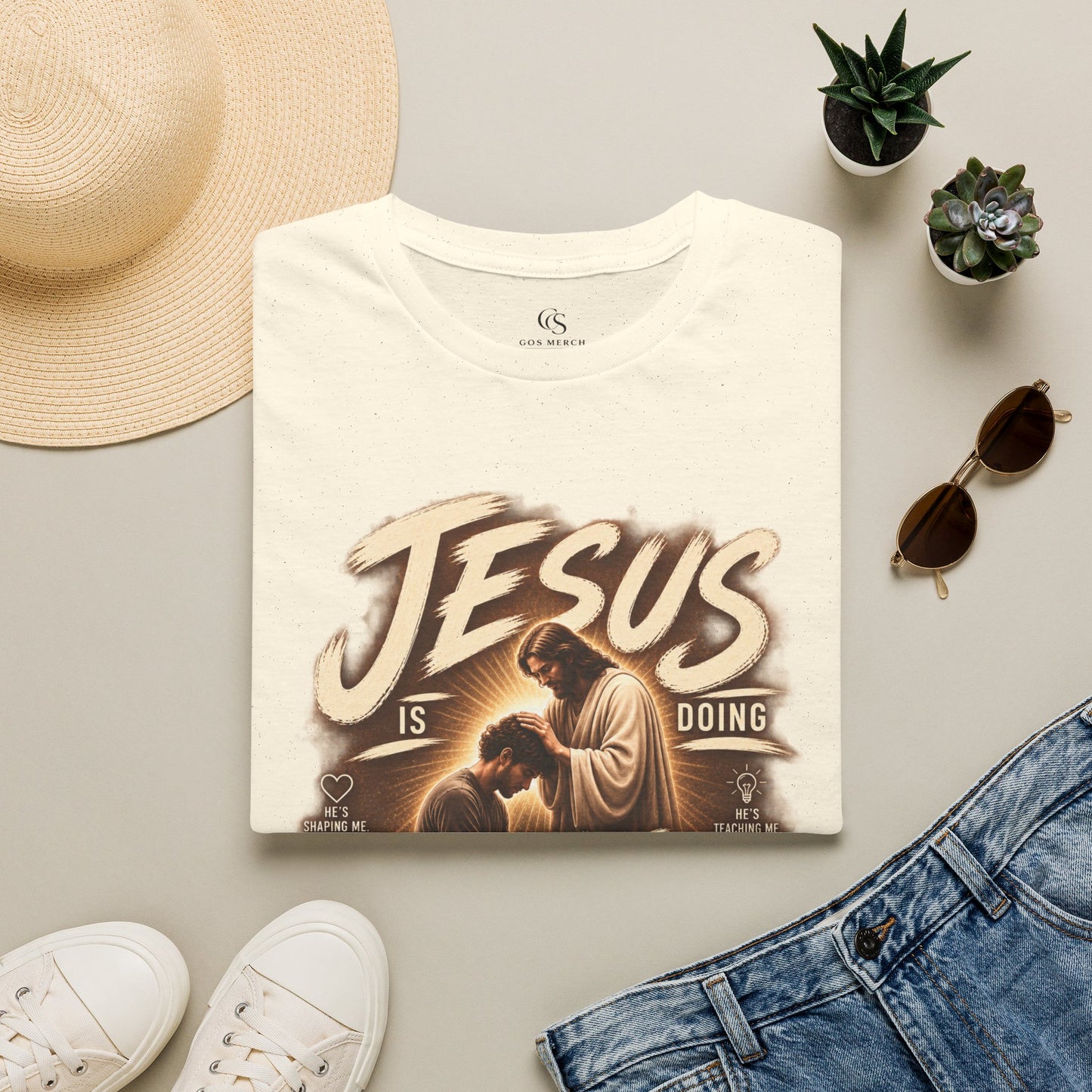 Jesus Is Doing His Thing T-Shirt — Inspirational Christian Faith Tee